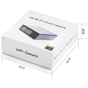 Zegar Szpiegowski z kamerą iUni IP33, Wi-Fi, Full HD, 150 stopni, Noktowizor, Czujnik ruchu, P2P - Img 10