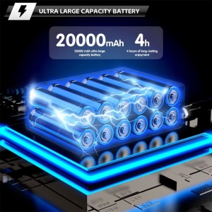 Akumulator do Łodzie zanętowe, 20000 mAh, iUni BT20, 11.1 V, Litowo-jonowy - Img 2