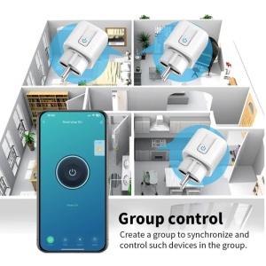 Inteligentne gniazdo iUni PS1, 16A, WiFi, monitorowanie zużycia, Smart Life / Tuya APP, kompatybilne z Alexa/Google Assistant - Img 5