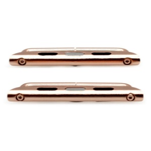Klamra iUni kompatybilna z Apple Watch Ultra/SE/8/7/6/5/5/4/4/3/2/1, 38 mm, stal nierdzewna, różowe złoto - Img 3