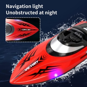 Łódź zdalnie sterowana iUni HJ811, RC Racing Speed Boat Drift, prędkość 25 km/h, 2.4GHz - Img 10