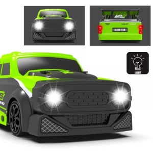 Samochód zdalnie sterowany iUni C053, skala 1:18, 2,4 GHz, 25 km/h, 4WD, szybki samochód do driftu i wyścigów, zielony - Img 5
