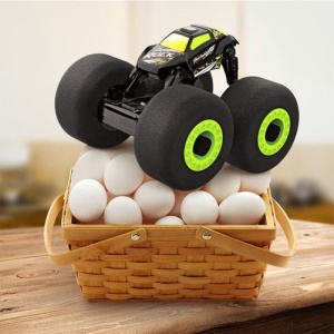 Samochód zdalnie sterowany iUni F03, Monster Truck, 2,4 GHz, gąbkowe koła, zielony - Img 4