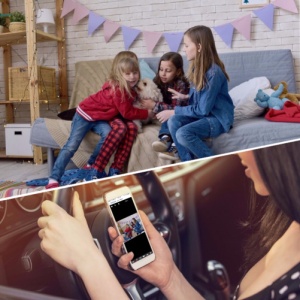 Zegar Szpiegowski z kamerą iUni IP33, Wi-Fi, Full HD, 150 stopni, Noktowizor, Czujnik ruchu, P2P - Img 5