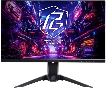 Monitor Gaming Asrock PG27QFT2A, diagonala: 27", Aspect: 16:9, anti-glare, Rezolutie: 2560 x 1440, Refresh rate: 180Hz, Luminozitate: 400 cd/m2, Contrast: 1000:1, unghi vizualizare: 178°(H) / 178°(V), culori: 1.07B, Timp raspuns: 1ms, Flicker free,