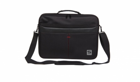 Geanta notebook Serioux, SRX-8444, dimensiuni 40 x 30 x 6 cm, compartiment laptop: max 15.6", bretea spate pentru prindere troller, curea de umar ajustabila, material poliester