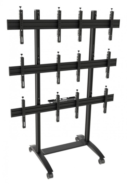 Videowall mobil Edbak VWTA2357-L pentru 6 ecrane (50"-57")