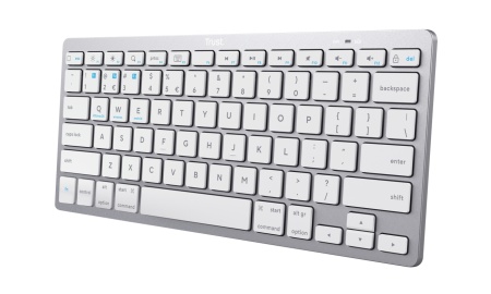 Tastatura Trust Wireless, numar taste 85, alb