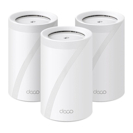 TP-LINK DECO BE65(3-PACK) Sistem Mesh WI-FI 7, BE9300, TRI-BAND, Standarde wireless: IEEE 802.11be/ax 6 GHz, IEEE 802.11be/ax/ac/n/a 5 GHz, IEEE 802.11ax/n/b/g 2.4 GHz, Viteze wireless: BE9300 6 GHz: 5760 Mbps (802.11be), 5 GHz: 2880 Mbps (802.11be), 2.4