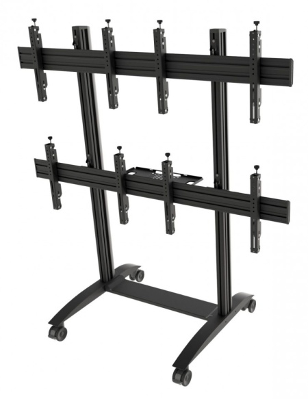 Videowall mobil Edbak VWTA2247-L pentru 4 ecrane (42"-49")