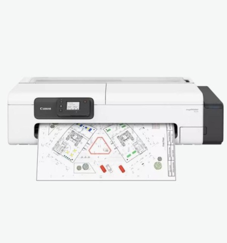 CANON TC-21 LARGE FORMAT PRINTER 24", 4 culori BK, C, M, Y, Apple AirPrint, Mopria, Chrome OS, Interfata: USB, Retea, WI-FI, Memorie: 1GB, Grosime hartie: 0.08mm - 0.28mm, Lungime printare: min.203.2mm, max. 4m, diametru maxim rola: 110mm, diamentu role