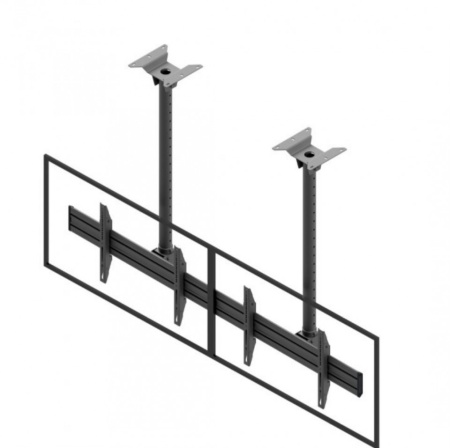 Suport Menu Board Edbak MBV2155-L pentru tavan, diagonala 50"-57"