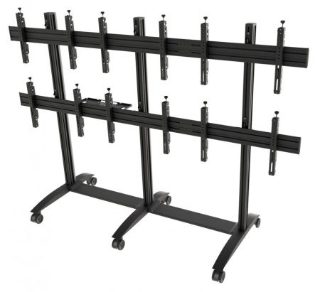 Videowall mobil Edbak VWTA3247-L pentru 6 ecrane (42"-49")