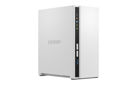 NAS QNAP 233 2-Bay, CPU ARM 2.0GHz Quad core, RAM 2GB, HDD 2.5"/3.5" SATA 6Gbps (neincluse), LAN: 1 GigaLan, USB3.2 Gen1: 1 USB2.0: 1, tower, adaptor alimentare, garantie 2 ani