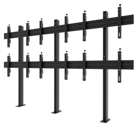 Stand videowall Edbak VWSA3247-L pentru 6 ecrane (42"-49") 3 x 2