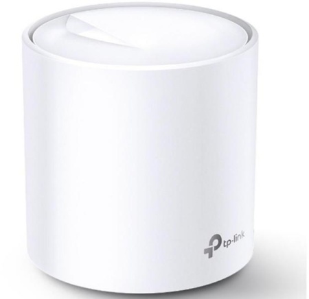 TP-Link AX3000 whole home mesh Wi-Fi 6 System, Deco X60(1-pack); Standarde Wireless: IEEE 802.11 ax/ac/n/a 5 GHz, IEEE 802.11 ax/n/g/b 2.4 GHz, 2 LAN/WAN Gigabit Ethernet Ports, Qualcomm 1 GHz Quad-core CPU, 4 internal antennas per Deco unit, 2402 Mbps