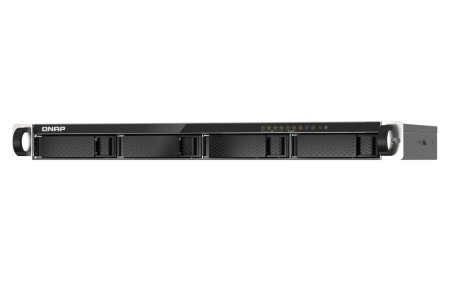 NAS QNAP 435XeU 4-Bay, CPU Marvell 64-bit Octeon TX2 CN9130 / CN9131 quad-core 2.2 GHz, RAM 4GB DDR4 SODIMM (1 slot, max. 32GB), HDD 4 x 2.5"/3.5" SATA 6Gbps + 2 x M.2 2280 NVMe PCIe Gen3 SSD slots (neincluse), LAN: 2 x 2.5GbE 2 x 10GbE SFP+, USB3.2