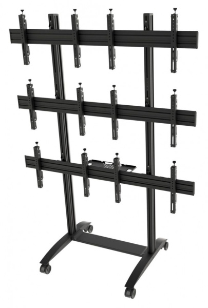 Videowall mobil Edbak VWTA2347-L pentru 6 ecrane (42"-47")