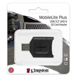 Card reader MicroSD Kingston, USB 3.2 Gen1, Connector: USB-A, UHS-II Class, Compatible with: Windows® 10, Windows 8.1, Windows 8, Mac OS X v. 10.10.x+, Linux v.2.6.x+, Chrome OS - Img 1