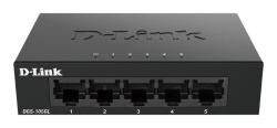D-Link Switch DGS-105GL, 5 porturi Gigabit, Capacity 10Gbps, desktop, faramanagement, metal, negru, fara ventilator, D-Link Green. - Img 4