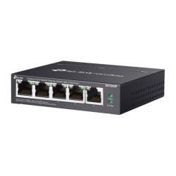 Omada 5-Port Gigabit Desktop Switch with 4-Port PoE+ PORT: 4× Gigabit PoE+ Ports, 1× Gigabit Non-PoE Port SPEC: 802.3af/at, 65 W PoE Power, Desktop Steel Case FEATURE: Plug and Play - Img 4