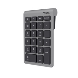 Tastatura Trust numerica wireless Xalax , numar taste 22, gri - Img 1