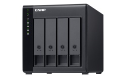 Server de fisiere QNAP TL-D400S, interfata SATA III, 2,5", 3,5" SATA, SAS, negru - Img 1