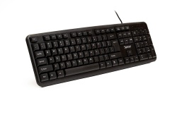 Tastatura Spacer SPKB-S62 cu fir, USB, 104 taste, anti-spill, negru - Img 1