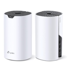 TP-Link Sistem Mesh Wi-Fi pentru întreaga casă AC1900, DECO S7(2- PACK);WI-FI 5, Standarde wireless: IEEE 802.11ac/n/a 5 GHz, IEEE 802.11n/b/g 2.4 GHz, viteza wireless: 5 GHz: 1300 Mbps, 2.4 GHz: 600 Mbps, 3 x antene interne, MU-MIMO, Mod Router, Mod - Img 1