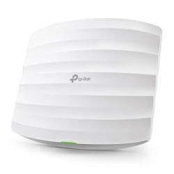 "AC1350 Ceiling Mount Dual-Band Wi-Fi Access Point PORT: 1× Gigabit RJ45 Port SPEED: 450 Mbps at 2.4 GHz + 867 Mbps at 5 GHz FEATURE: 802.3af PoE and Passive PoE, 3× Internal Antennas, Mesh, Seamless Roaming, MU-MIMO, Band Steering, Beamforming, Load