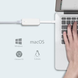 Adaptor TP-Link, USB C la Gigabit Ethernet Network, Caracteristicile USB 3.0 și Gigabit ale adaptorului asigură o rată de transfer de mare viteză de până la 1000 Mbps, Chipset RTL8153. - Img 8