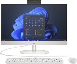 All-in-One HP ProOne 240 G10 23.8 inch Non-Touch IPS FHD, cu procesor Intel Core i5-1335U, video Integrat Intel Iris Xe Graphics, RAM 16GB DDR4, SSD 512GB, Fixed Stand, HP 125 White Wired Keyboard, HP 125 White Wired Mouse, Shell White, Microsoft Windows - Img 5