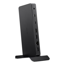 ASUS DC500 Triple 4K USB-C Dock, Interfata USB-C,Putere alimentare 96 W, Compatibilitate Universal, Rezolutii video suportate 4K @60Hz, Dimensiune 21 x 185 x 80 mm, Greutate 335 g, Culoare Negru, Caracteristici LAN 10/100/1000/2500 Mbps, USB 2.0 2, USB - Img 4