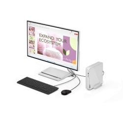 Desktop Lenovo IdeaCentre Mini 01IRH8 , Intel® Core™ i5-13420H, 8C (4P + 4E) / 12T, P-core up to 4.6GHz, E-core up to 3.4GHz, 12MB, video Integrated Intel® UHD Graphics, RAM 1x 16GB SO-DIMM DDR4-3200, SSD 512GB SSD M.2 2280 PCIe® 4.0x4 NVMe®, no ODD, no - Img 5