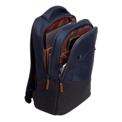 Rucsac laptop Trust Lisboa pentru laptop-uri cu diagonala de 16", material POM, RPET Polyester, RPET twill polyester, volum 23 L, albastru - Img 9