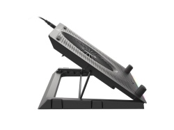 Stand/Cooler laptop Genesis Oxid 450 RGB , dimensiune maxima laptop 15.6", 4 ventilatoare de 140 mm + 1 ventilator 140 mm, iluminare RGB, viteza de rotatie 2400 RPM cele de 60mm si 1100 RPM cel de 140mm, hub USB incorporat, dimensiuni 360 x 260 x 40 mm - Img 10