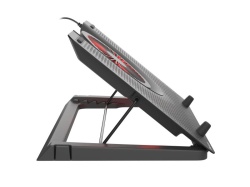 Stand/Cooler laptop Genesis Oxid 550 , dimensiune maxima laptop 17.3", 4 ventilatoare 60 mm + 1 ventilator 140mm, material plastic, iluminare LED, hub USB incorporat, dimensiuni 400 x 280 x 55 mm - Img 10