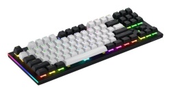 Tastatura mecanica cu fir Hator Gravity TKL conectivitate USB, polling rate 1000Hz, iluminare RGB cu functia de a customiza fiecare tasta individual, tip switch HATOR Aurum Orange Linear rev.2.0, durata de viata switch 70M de clickuri, material taste - Img 8