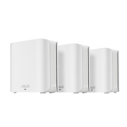 Asus Zen WIFI dual-band whole-home coverage, BD4 (W-3-PK), Network Standard: IEEE 802.11a, IEEE 802.11b, IEEE 802.11g, WiFi 4 (802.11n), WiFi 5 (802.11ac), WiFi 6 (802.11ax), WiFi 7 (802.11be) IPv4, IPv6, internal antenna x 4, Transmit/Receive: 2.4 GHz 2 - Img 2