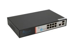Extralink VICTOR PoE Switch 8x Gigabit PoE/PoE+ 2x SFP 1x Console Port 150W Managed - Img 4