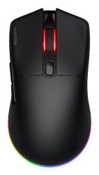 Mouse gaming wireless Hator Pulsar 3, polling rate pana la 1000Hz, senzor Optical PixArt PMW 3311, rezolutie maxima 12000 DPI, switch HATOR® Optical 100M, iluminare RGB 16.8M culori, side switch Kailh 3M, durata de viata baterie in wireless mode pana la - Img 2