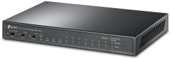 "8-Port 10/100Mbps + 3-Port Gigabit Desktop Switch with 8-Port PoE+ PORT: 8× 10/100 Mbps PoE+ Ports, 2× Gigabit Non-PoE Ports, 1× Gigabit SFP Slots SPEC: 802.3at/af, 124 W PoE Power, Desktop Steel Case FEATURE: Extend Mode for 250m PoE Transmitting,