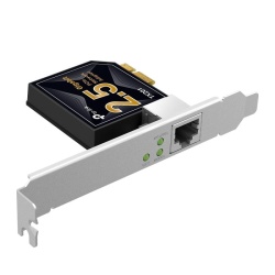 Adaptor wireless TP-Link, TX201, 2.5 Gigabit PCIe, Standarde și Protocoale: IEEE 802.3, IEEE 802.3u, IEEE 802.3ab, IEEE 802.3bz, IEEE 802.3x, Interfata: 1× PCI Express 2.1 x 1, 1× RJ45 Gigabit/Megabit Port, Dimensiuni: 120.8 × 98.2 × 21.5 mm. - Img 5