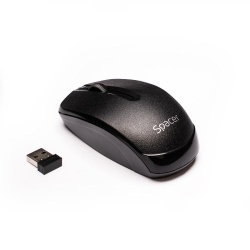 MOUSE Spacer, PC sau NB, fara fir, USB 2.4 GHz, optic, 1000 dpi, butoane/scroll 3/1, negru, SPMO-161 - Img 1