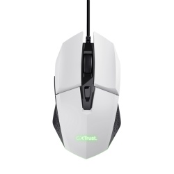 Mouse Trust GXT110W Felox cu fir, rezolutie maxima 6400 DPI, alb - Img 1