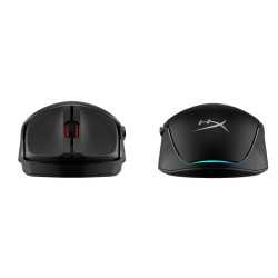 Mouse wireless HyperX Pulsefire Fuse, autonomie pana la 85 de ore, 6 butoane, compatibilitate PC, PS5, Xbox Series X|S. Compatibilitate software: NGENUITY, negru - Img 2