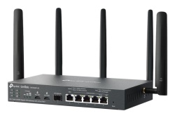 Omada 4G+ Cat6 AX3000 Gigabit VPN Gateway with 4-Port PoE+ PORT: 1× Gigabit SFP WAN/LAN Port, 1× Gigabit RJ45 WAN Port, 4× Gigabit WAN/LAN RJ45 Ports, 2 Nano SIM slot (4G+ Cat6) SPEC: 802.3 at/af, 4 Ports with 45W PoE Power, Desktop & Wall-mount Steel - Img 4