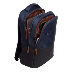 Rucsac laptop Trust Lisboa pentru laptop-uri cu diagonala de 16", material POM, RPET Polyester, RPET twill polyester, volum 23 L, albastru - Img 1