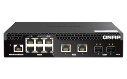 Switch QNAP M2106R CPU Marvell 98DX2528, 6 porturi 2.5Gbps, 2 porturi 10Gbps SFP+, 2 porturi 10GbE RJ45, rackabil, web-managed, garantie2 ani - Img 4