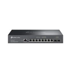 Switch TP-Link SG3210X-M2, 8 x porturi RJ 45, 2 x SFP+, viteza LAN 100/1000/2500 MBps, Layer L2+, capacitate 80 Gbps, dimensiuni 294 × 180 × 44 mm - Img 1